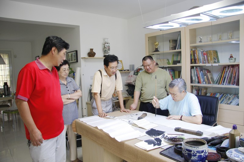 右孟贵赓庄先生刘云虎 章炳文 庄希祖 相册 张仪书画篆刻